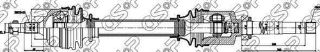 AKS SAĞ KOMPLE C5 (DIS FREZE: 25, İÇ FREZE: 37, UZUNLUK: 944 MM) DW10ATED (2,0HDI 8V) ES9J4S (3,0 24V) / (01 08) resmi