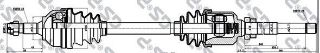 AKS KOMPLE SAĞ C5 C5 II (DIS FREZE: 25, İÇ FREZE: 24, BOY:936MM, CONTA CAPI: 58,5) DV6 (1,6HDI) EW7A EW7J4 EW10A resmi