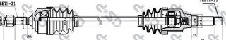 AKS SAĞ KOMPLE C2 C3 C3 II P1007 (DIS FREZE: 21, İÇ FREZE: 22, BOY: 849MM) (M20*1,5) DV4TD (1,4HDI 8V) resmi