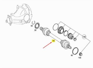 AKS MİLİ ARKA (KOD: 427) W212 09>15 W221 05>13 C218 11>17 C216 06>13 resmi