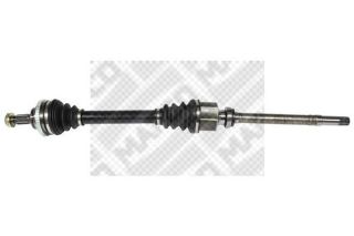 AKS SAĞ KOMPLE P206 (DIS FREZE:25 İÇ FREZE:22 BOY:880MM) ABSLI: 48 DIS TU5JP4 (1,6 16V) resmi