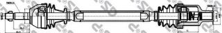 ÖN  AKS KOMPLE SAĞ KANGOO CLİO II 1,2 1,4 1,6 (1,5DCI) / (RN 8 964) GECMELI>06 (IC FREZE:23 DIS FREZE:21 UZUNLUK:712) resmi