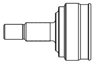 AKS KAFASI DIS C2 C3 (TEK,TARAFI DIS DISL: 21 TEKERLEK TARAFI İÇ DISLI BAGL: 21 CONTA CAPI:48MM UZUNLUK140,5MM) 1,4 03> resmi