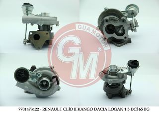TURBO ŞARJ CLİO II - KANGOO - LOGAN - SYMBOL - LOGAN 1.5 DCI 65 BG resmi