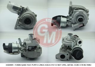 TURBO ŞARJ DOBLO - PUNTO - LİNEA - EGEA - PUNTO EVO 1.3 MJT 75/90/95 BG - BİPPER HDI 75BG - ASTRA - COMBO - CORSA resmi