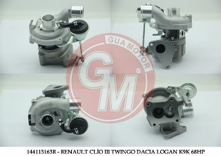 TURBO ŞARJ CLİO II III - TWINGO - LOGAN MCW - LOGAN - SANDERO K9K 1.5DCI 68 HP resmi
