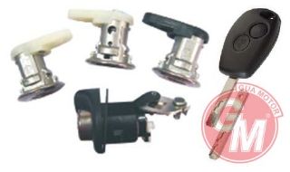 KAPI KİLİTİ FİŞEK TK 4 LÜ SET KUMANDALI ANAHTAR İLE RENAULT D.LOGAN 2007- resmi