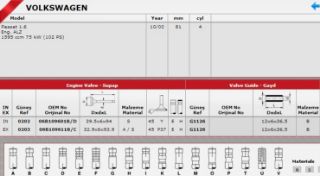 SUBAP GAYDI (IN 4 EX 4) A3 PASSAT 1,6 8V (ALZ) resmi