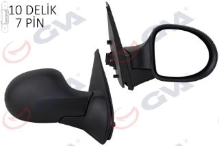 DIŞ DİKİZ AYNASI SAĞ SYMBOL THALIA 08 ELEKTRİKLİ ISITMALI SENSÖRLÜ KONVEKS 7 FİŞ VM-6124EHSR resmi