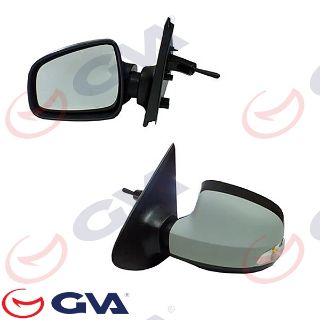 DIŞ DİKİZ AYNASI SOL SYMBOL-SANDERO 13 1 MEKANİK SİNYALLİ ASTARLI KONVEKS 2 FİŞ VM-6129PL resmi