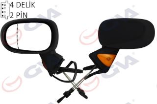 DIŞ DİKİZ AYNASI SOL MODUS 04 MEKANİK SİNYALLİ ASFERİK VM-120AL resmi