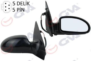 DIŞ DİKİZ AYNASI SAĞ FOCUS 98 ELEKTRİKLİ ISITMALI KONVEKS 5 FİŞ VM-319EHR resmi