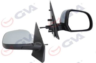 DIŞ DİKİZ AYNASI MEKANİK SAĞ DACIA DOKKER-LODGY 12 ASTARLI KONVEKS CAM SENSÖRSÜZ VM-6803PR resmi