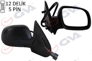 DIŞ DİKİZ AYNASI SAĞ IBIZA-CORDOBA 99 ELEKTRİKLİ ISITMALI KONVEKS 5 FİŞ VM-359EHSR resmi