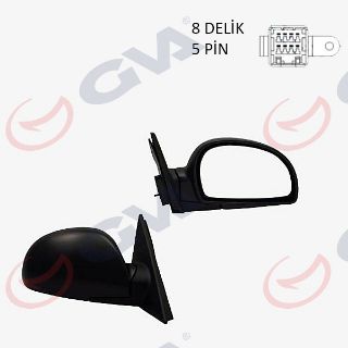 DIŞ DİKİZ AYNASI SAĞ ACCENT 03 ELEKTRİKLİ ISITMALI KONVEKS 5 FİŞ VM-449EHR resmi