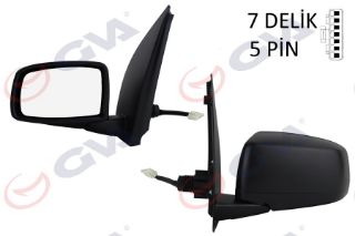 DIŞ DİKİZ AYNASI SOL PANDA 03 ELEKTRİKLİ ISITMALI KONVEKS 5 FİŞ VM-663EHL resmi