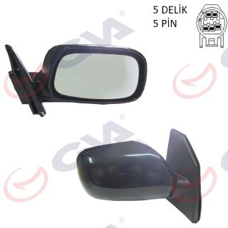DIŞ DİKİZ AYNASI SAĞ COROLLA 02 ELEKTRİKLİ ISITMALI KONVEKS 5 FİŞ VM-277EHR resmi