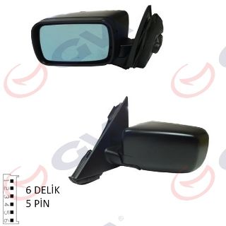 DIŞ DİKİZ AYNASI SOL 3 E46 98 ELEKTRİKLİ ISITMALI ASTARLI ASFERİK resmi