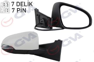 DIŞ DİKİZ AYNASI SAĞ YARİS 11 VM-6265EHPR resmi