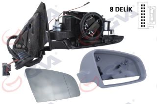 DIŞ DİKİZ AYNASI SAĞ A3 03 ELEKTRİKLİ ISITMALI 3 KAPILI ASTARLI KONVEKS 5 FİŞ VM-011EHR resmi