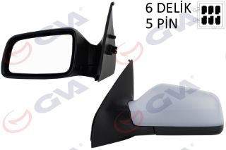 DIŞ DİKİZ AYNASI SOL ASTRA G 98 ELEKTRİKLİ ISITMALI ASTARLI ASFERİK 5 FİŞ VM-168EHPAL resmi