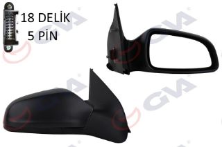 DIŞ DİKİZ AYNASI SAĞ ASTRA H 04 ELEKTRİKLİ ISITMALI KONVEKS 5 FİŞ VM-968EHR resmi