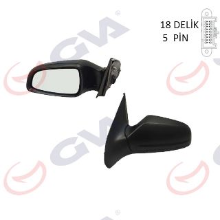 DIŞ DİKİZ AYNASI SOL ASTRA H 04 ELEKTRİKLİ ISITMALI ASFERİK 5 FİŞ VM-968EHAL resmi