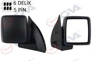 DIŞ DİKİZ AYNASI SAĞ COMBO C 01 ELEKTRİKLİ ISITMALI KONVEKS 5 FİŞ VM-965EHR resmi