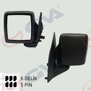 DIŞ DİKİZ AYNASI SOL COMBO C 01 ELEKTRİKLİ ISITMALI KONVEKS 5 FİŞ VM-965EHL resmi