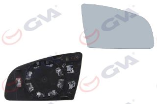 AYNA CAMI SAĞ A3 00-03 - A4 00-07 -A6 04-08 ISITMALI KONVEKS BEYAZ CAM VM-009AG resmi