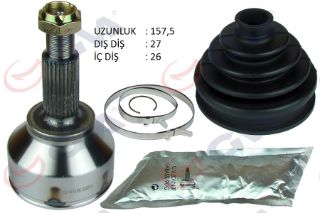 AKS KAFASI DIŞ ÖN TRAFİC II-OPEL VİVARO 1.9 DCI 01-14 27X26X56.5 157.5MM resmi