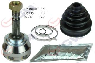 AKS KAFASI DIŞ ÖN FIAT UNO 70 1.4İ 94-00 20X20X43.1 151MM resmi