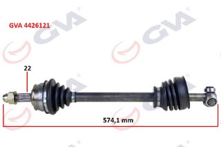 KOMPLE AKS SOL TEMPRA 1.4İ 92-99 574MM resmi