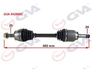 KOMPLE AKS SOL MİLLİ AKS LALE Lİ DOBLO 1.3 MJT 10 602MM resmi