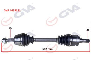 KOMPLE AKS SOL LİNEA 1.6 MJT 07- FİORİNO 1.3 MJT A/T 08-13 İÇ AKS KAFALI resmi