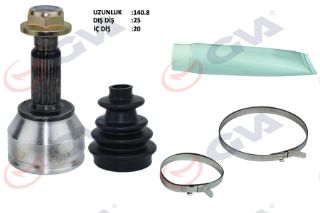 AKS KAFASI DIŞ ÖN FİESTA V 1.4 TDCI 02-08 25X20X52.9 141MM resmi
