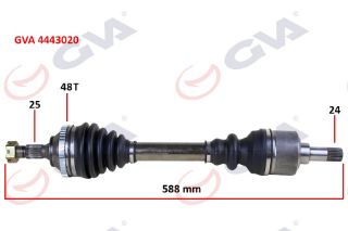 KOMPLE AKS SOL P206 GTI 2.0 HDİ ABSLİ 588MM resmi
