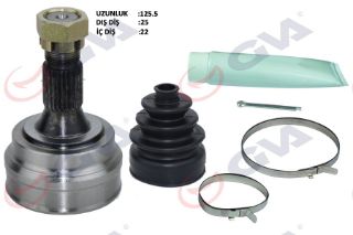 AKS KAFASI DIŞ ÖN PEUGEOT 306 1.6 93-00 25X22X54.8 127MM resmi