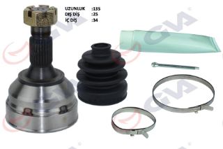 AKS KAFASI DIŞ ÖN PARTNER-BERLİNGO 96-08 1.9D 25X34X55.7 134MM resmi