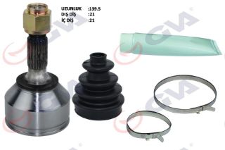 AKS KAFASI DIŞ ÖN CITROEN C2 1.1-1.4 03- C3 1.1İ - 1.4İ 02- 21X21X48 140.5MM resmi