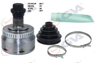 AKS KAFASI DIŞ ÖN A4-PASSAT 1.8T 96-01 ABSLİ 45 DİŞ 33X30X53 92MM resmi