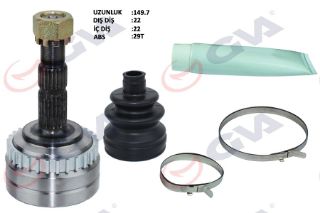AKS KAFASI DIŞ ÖN ASTRA F-VECTRA A 1.4İ-1.6 16V 92-98 ABS LI 29 DİŞ 22X22X52 145.5MM resmi