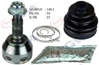 AKS KAFASI DIŞ ÖN ASTRA H-ZAFİRA B 1.4İ-1.İ6 04-09 33X22X53 149.5MM resmi