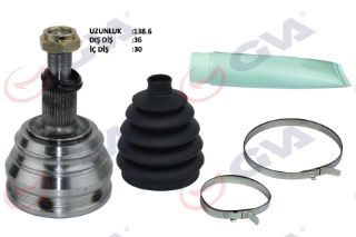 AKS KAFASI DIŞ ÖN GOLF4-BORA-A3-LEON-TOLEDO-OCTAVIA 1.9TDI/1.8 97-05 AGR/AGN 36X30X53.2 138.5MM resmi