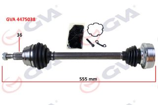 KOMPLE AKS SOL GOLF IV-BORA-LEON 97-05 1.4-1.6 555MM resmi