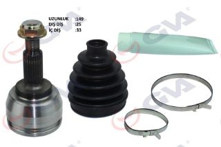 AKS KAFASI DIŞ ÖN MEGANE 3-FLUENCE 1.5 DCİ 6/5 VİTES 09- 25X33X52.7 148MM resmi