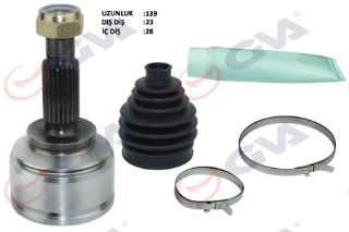 AKS KAFASI DIŞ ÖN CLİO III HB 1.2 16V 05-12 23X28X49 138MM resmi