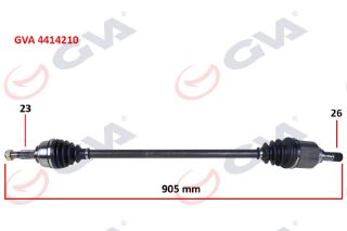 KOMPLE AKS SAĞ SYMBOL-THALIA/LOGAN II 1.5 DCI 12- ABS LI resmi