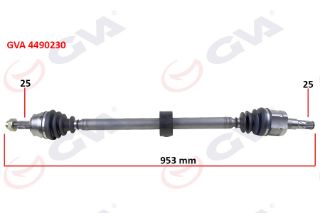 KOMPLE AKS SAĞ CORSA D 1.3 CDTI 06 DTH 953MM resmi