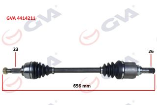 KOMPLE AKS SOL SYMBOL-THALIA/LOGAN II 1.5 DCI 12- ABS LI resmi